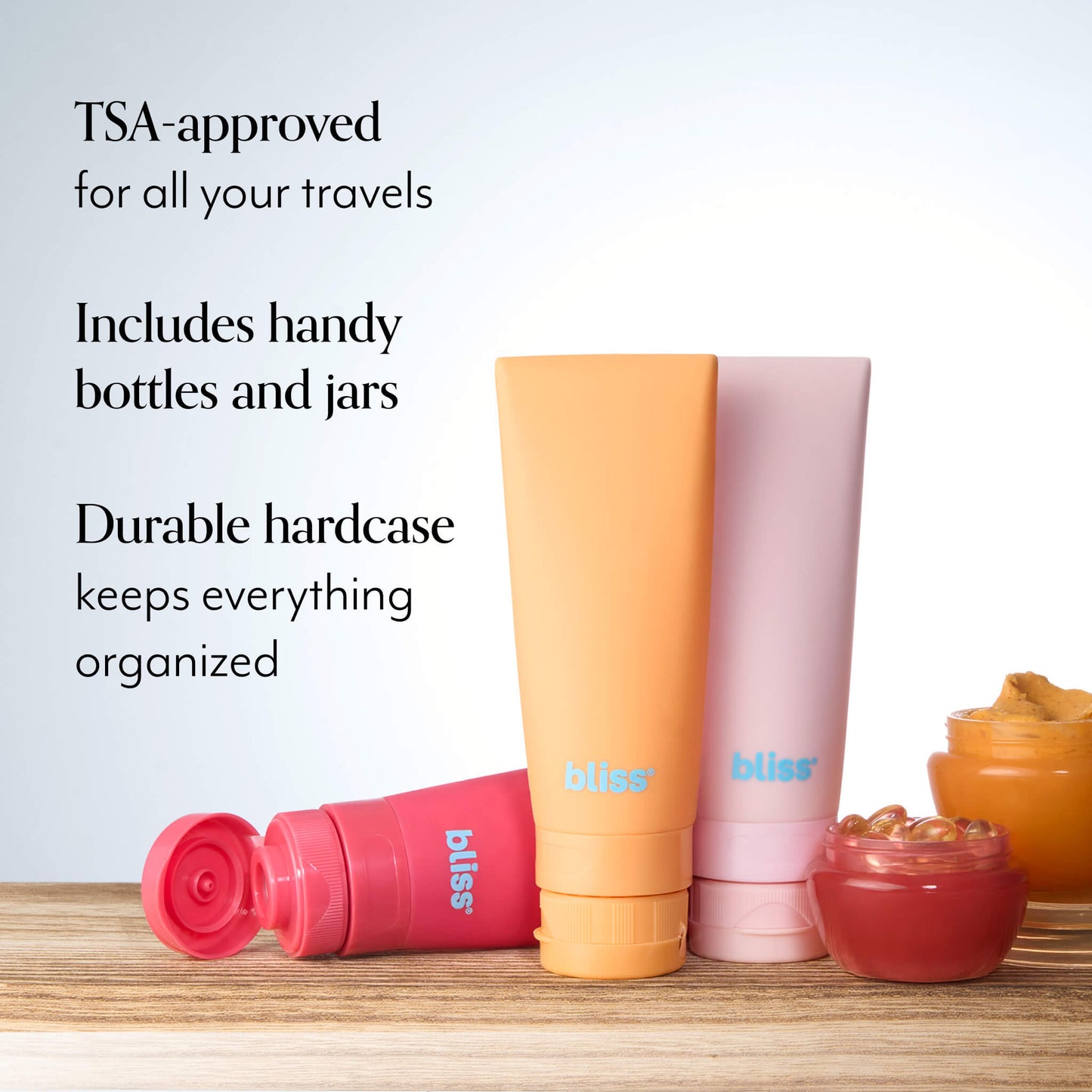 Spa To Go Hardcase + Travel Bottle Set